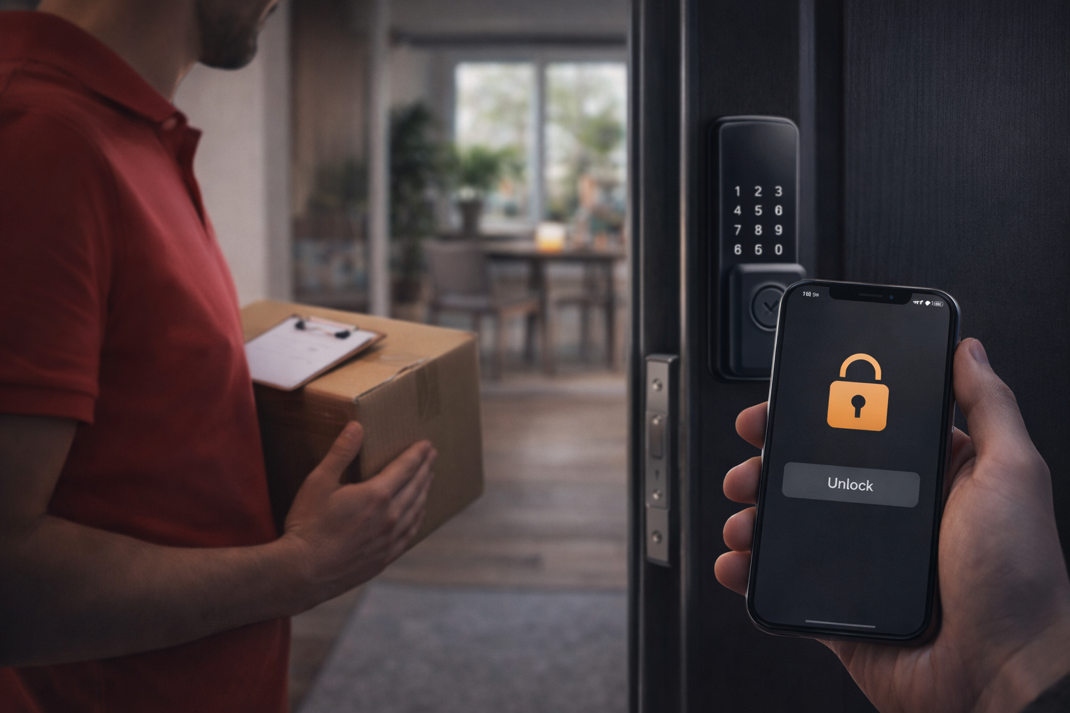 Serrure connectée pour accès simplifié