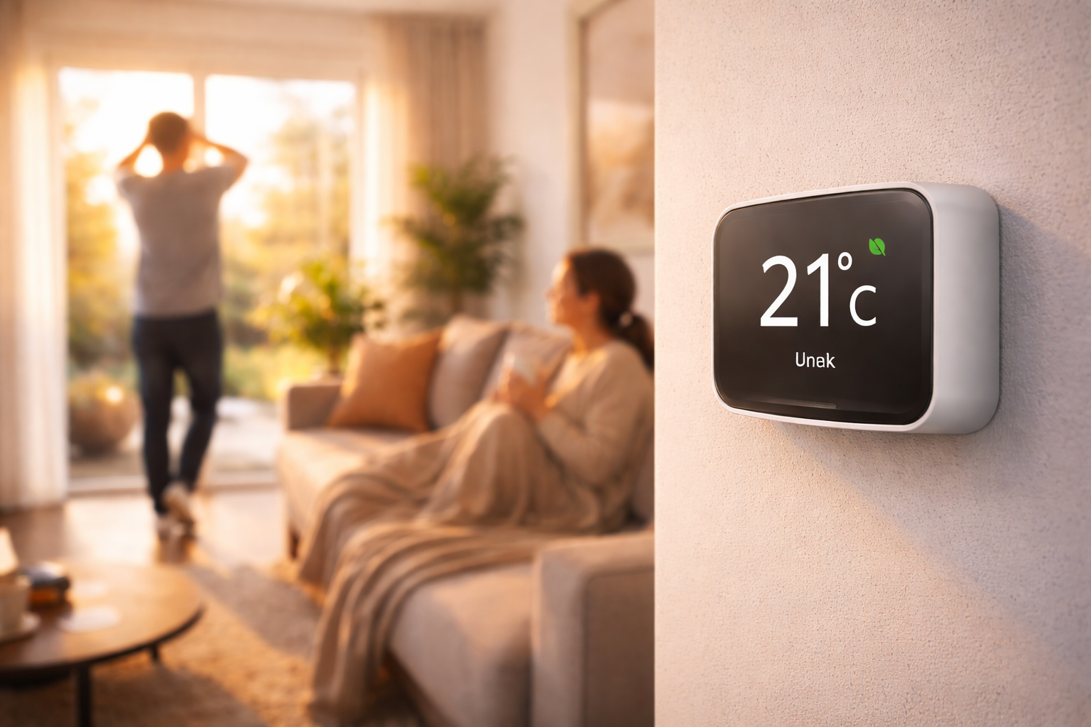 Thermostat connecté pour chauffage intelligent